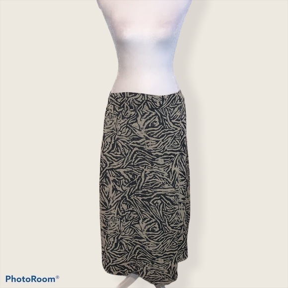 RACHEL Rachel Roy Sz 10 NWT Casual Pant Faux Wrap Gaucho Asymmetric Hem - Picture 1 of 6